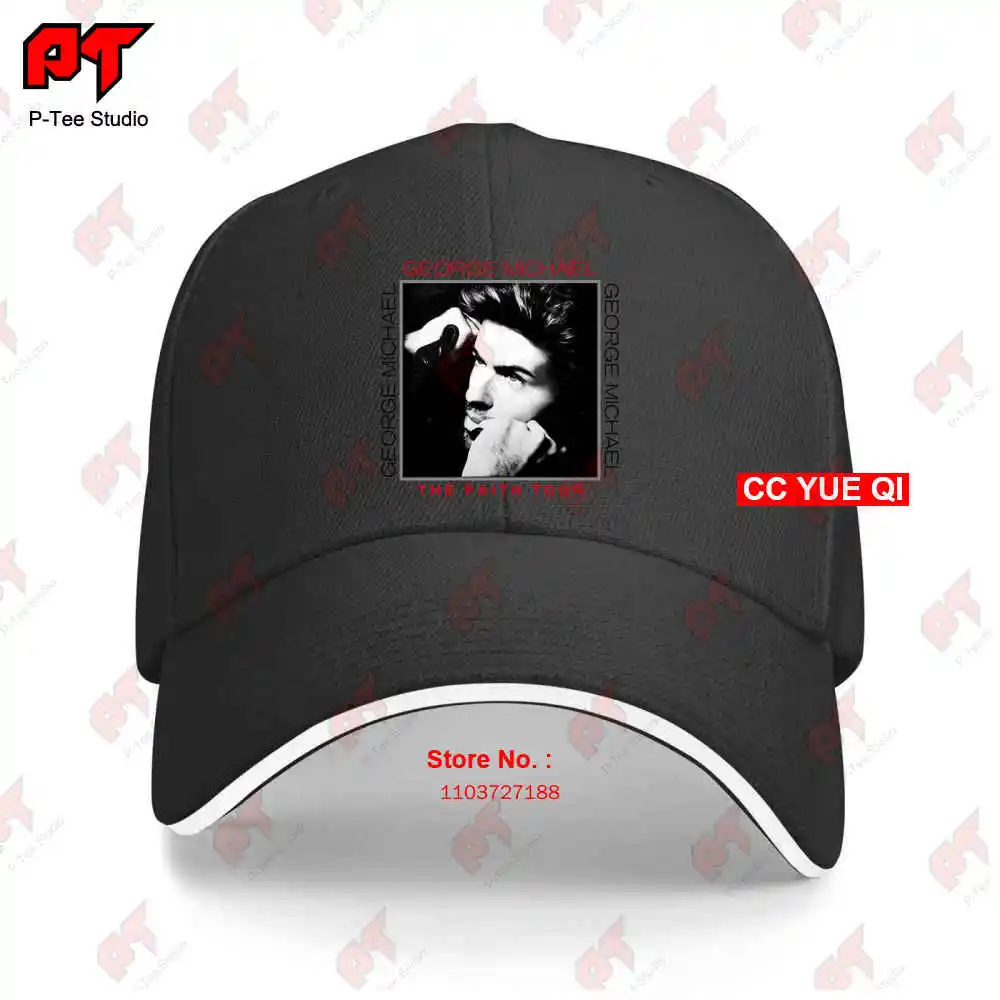 Retro George Michael 1988 The Faith Tour Baseball Caps Truck Cap 4KLD