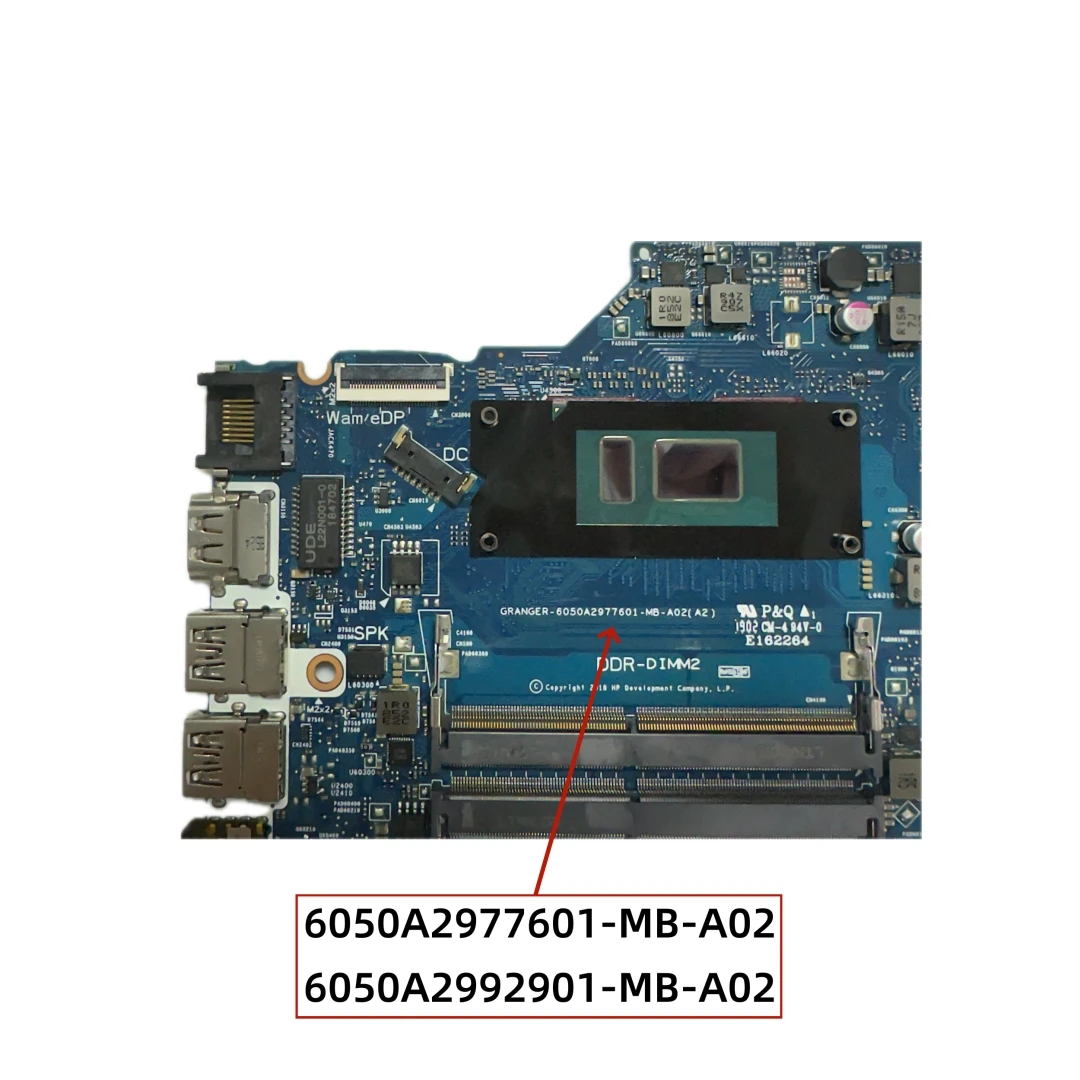 Imagem -03 - Placa-mãe do Portátil para hp hp 14-ck 240 g7 4417u I37020u i5 i7 Cpu Uma 6050a2977601-mb-a01 6050a2992901-mb-a02 L51527601