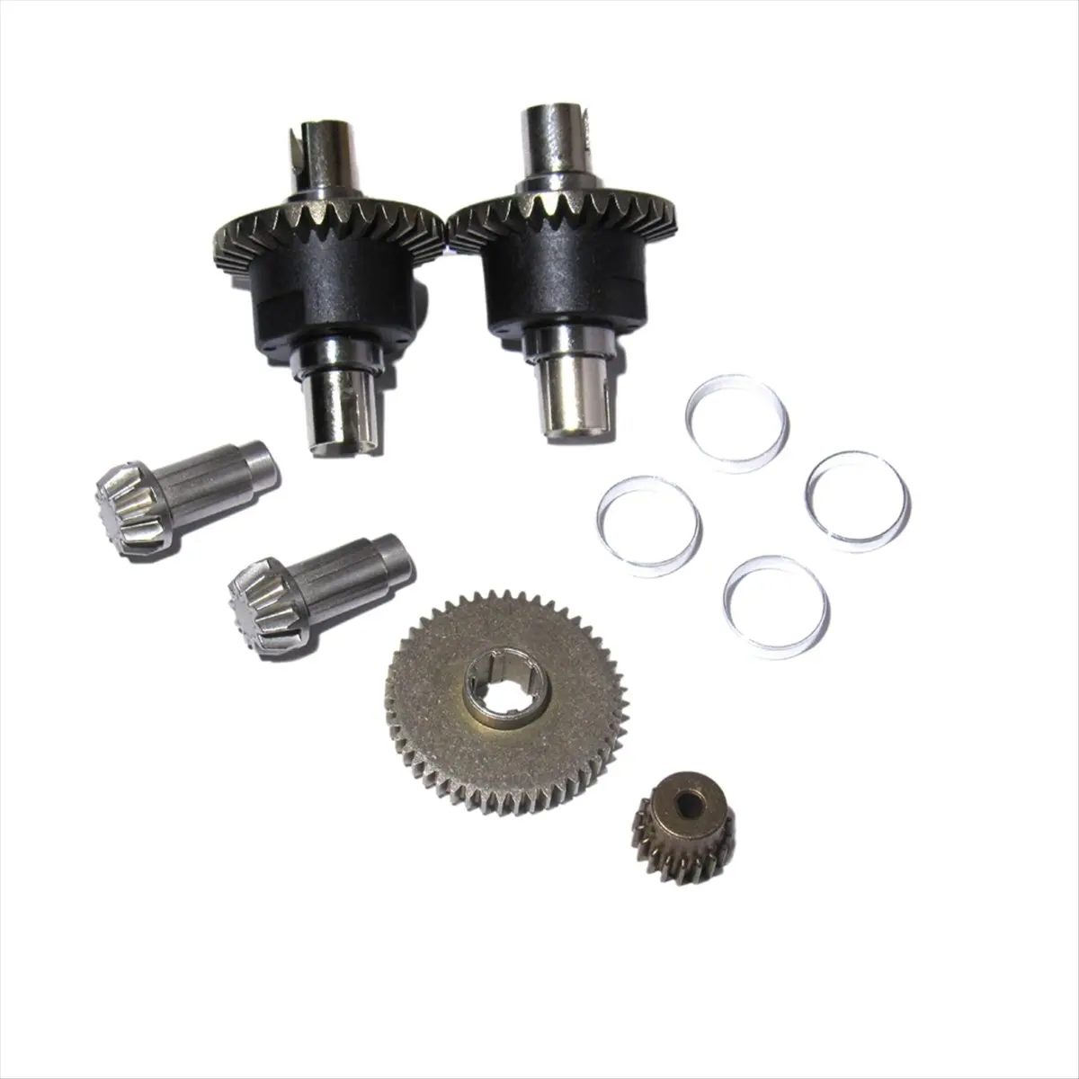 (A30I] Metal Differential Upgrade Pinion Gears, Main Gear, Motor Gear, and Set Part for 1:16 16101 16102 16103 RC Car
