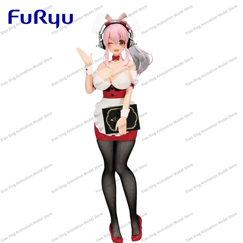 Genuine Original FuRyu Super Sonico BiCute Bunnies Action Anime Figure 28cm Boxed Collectible Model Doll Statue Decoration Gift