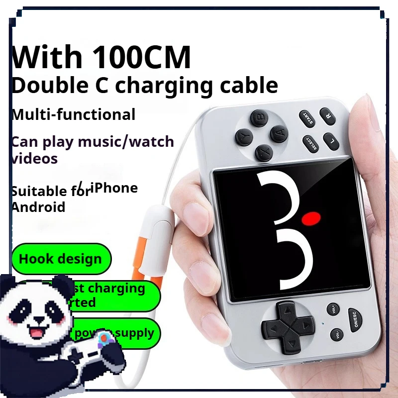 Subor Game Console Magnetic Power Bank TF Card 20w Fast Charging Listen To Music/Watch Videos Backpack Pendant Birthday Gifts