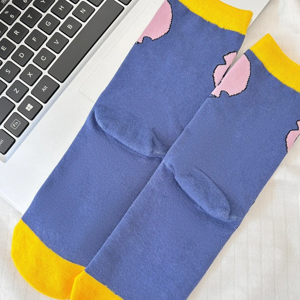 جديد الكرتون طويل الرجال الجوارب Kawaii النساء الجوارب الإبداعية سكيت الجوارب موضة جوارب طويلة إلى الركب حجم 34-42