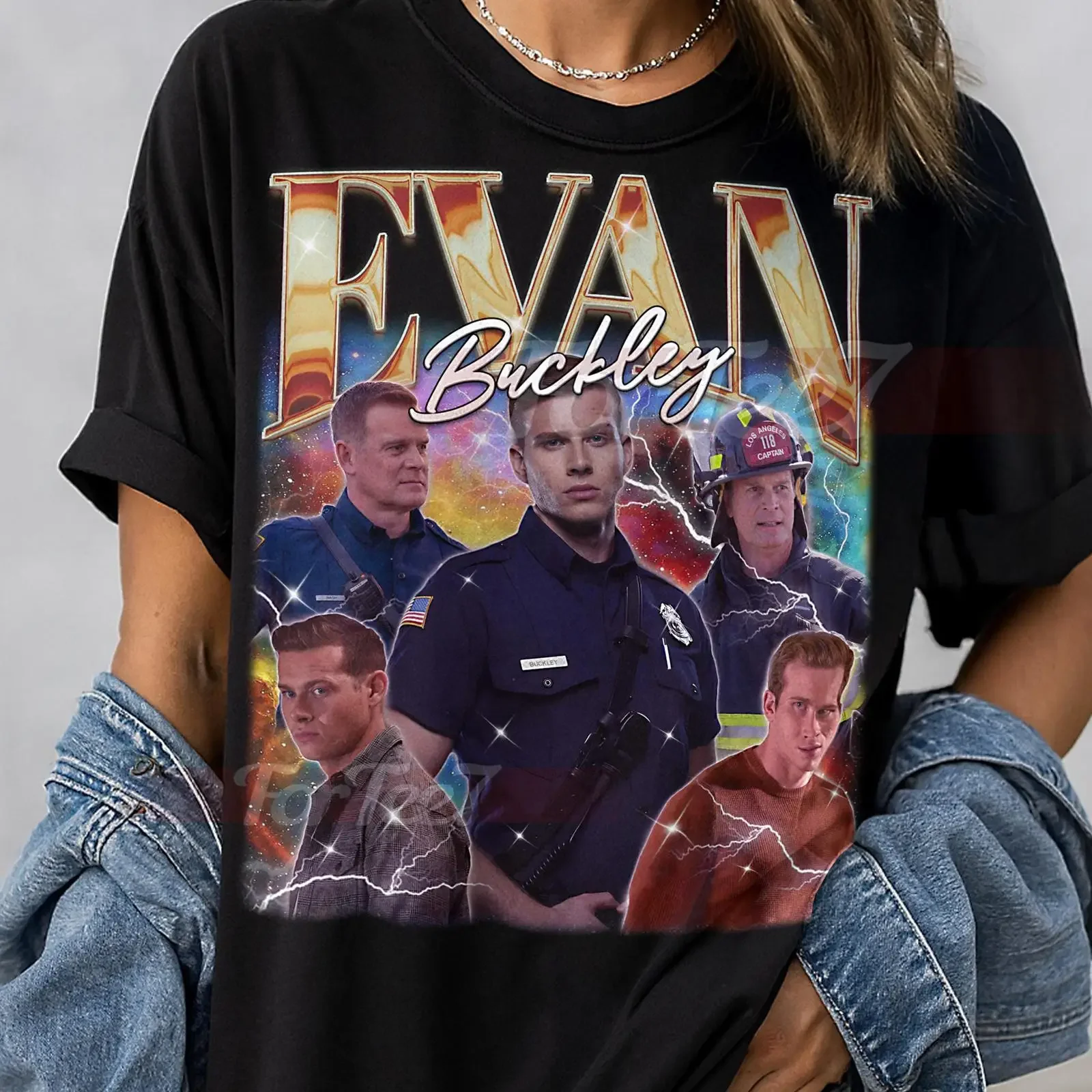 EVAN BUCKLEY T Shirt Retro 90s Sweater Merch saf vintage Washed Versatile Unisex graphic Soft Stylish fashion designer clothes