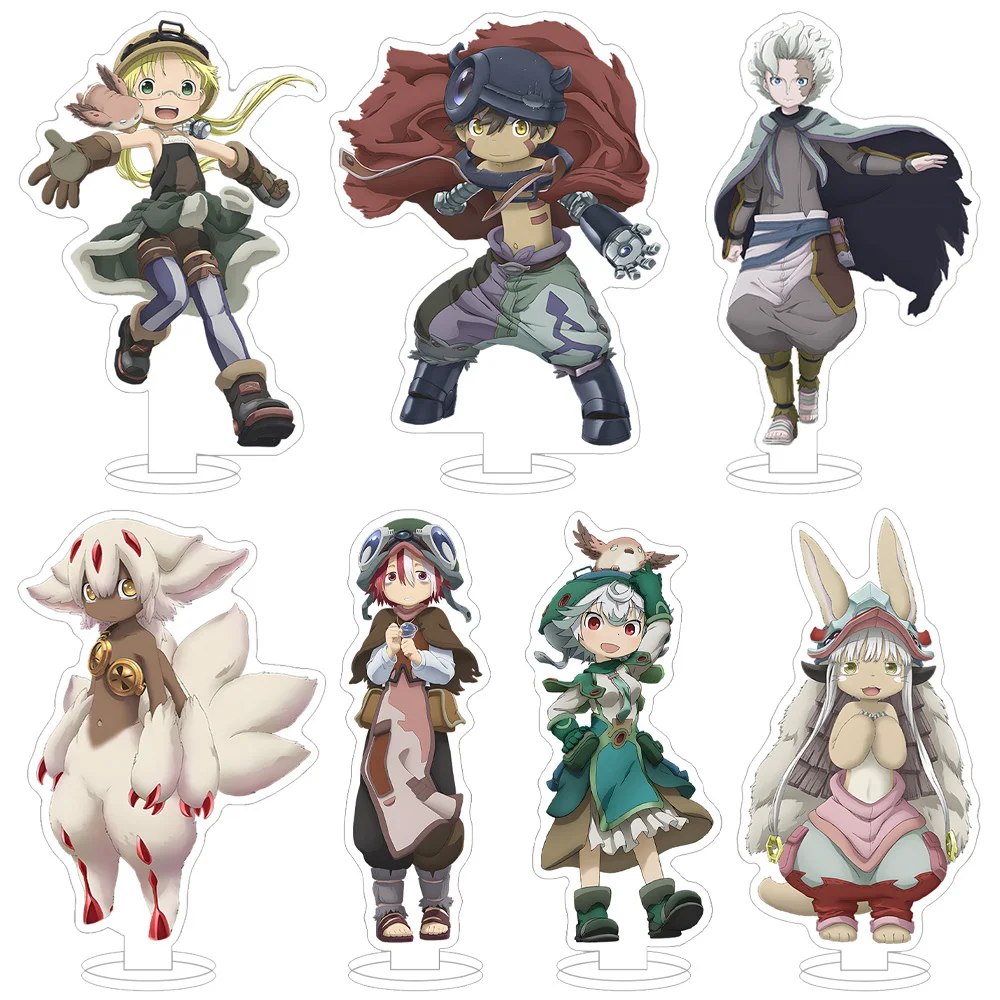 Made in Abyss Official All character Wazukyan Belaf Nanachi Reg Riko Bondrewd Prushka Faputa big Acrylic stand desk ornament
