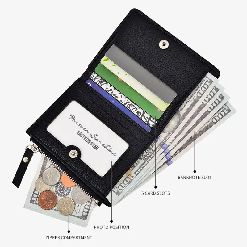 Ins Style Spy X Family Aniya Anime Merchandise Student Edition Wallet Short Two-In-One Coin Purse Anime