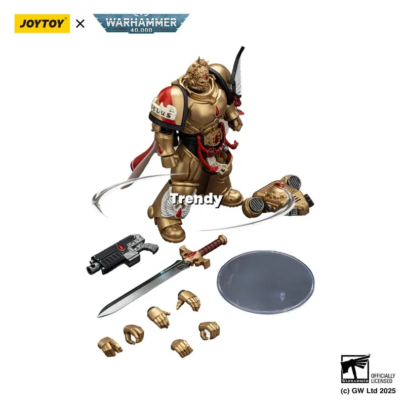 

[Точные товары] JOYTOY Warhammer 40K Blood Angels Капитан с пистолетом и силовым мечом 1/18, экшн-фигурка, модель игрушки