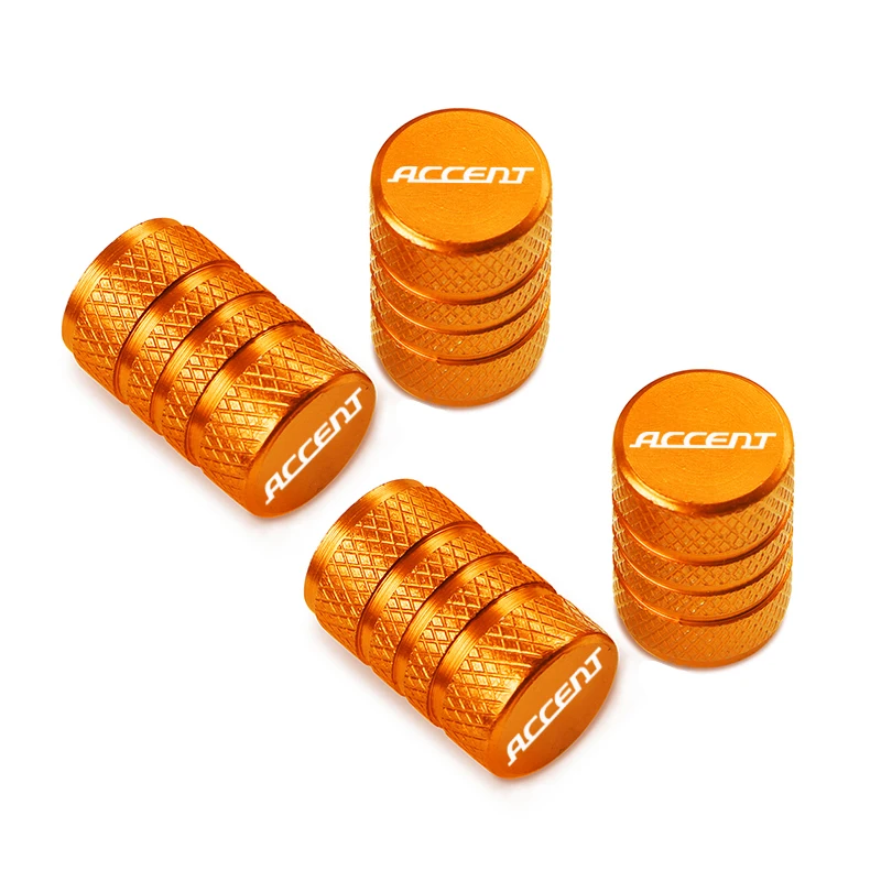 Car Wheel Tire Valve Caps Tyre Stem Covers Airdust Waterproof For Hyundai ACCENT Accessories