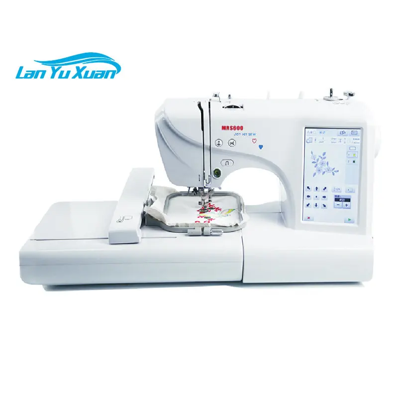 MRS600 High Quality Sewing Textile Home Computerized Embroidered 1 Needles Color Single Head Embroidery Machine For Clothing