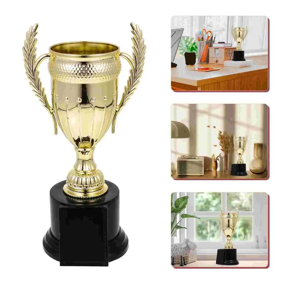 Children's Trophy Awards Plastic Model Competition Soccer Winner Award Trophy Toy School Rewarding Supply Small Prize Cup