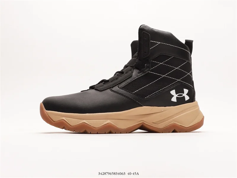 UNDER ARMOUR-Tênis esportivos masculinos em couro, tênis de fitness preto, Stellar G2, ao ar livre, EUR 40-45, 2022