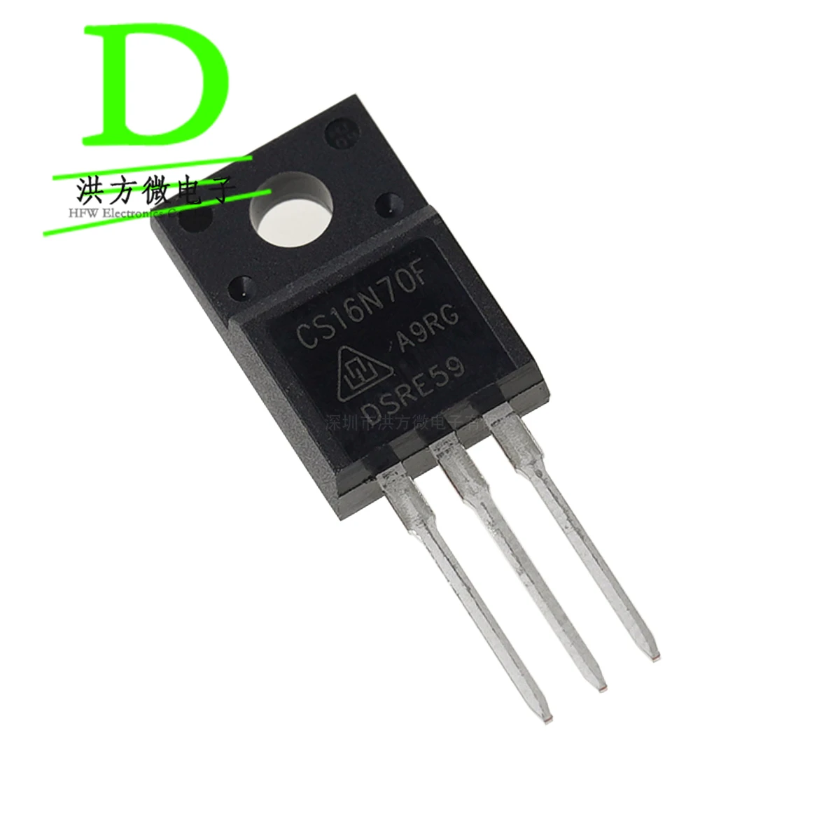 10 Uds CS20N50F nuevo ORIGINAL CRMICRO MOSFET N-CHANNEL CS20N50FA9R TO-220F 500V 20A