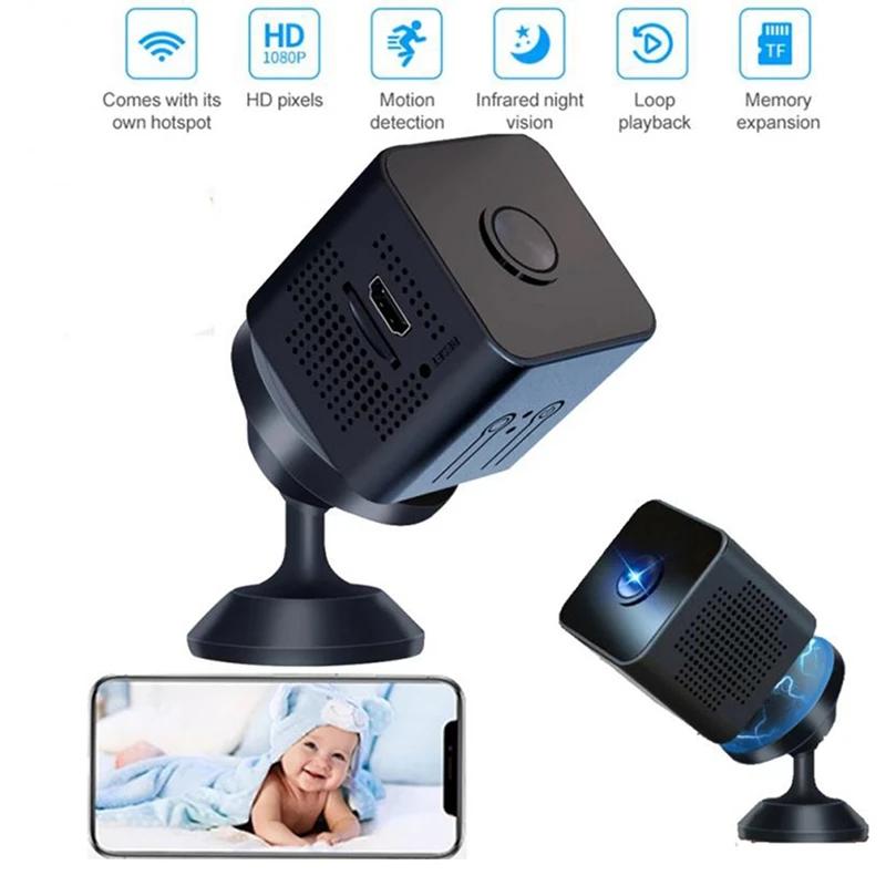 1 PCS X1 IP Camera 1080P HD Wifi Mini Camera Support Mobile Detection With Motion Detection Home Security Camcorder