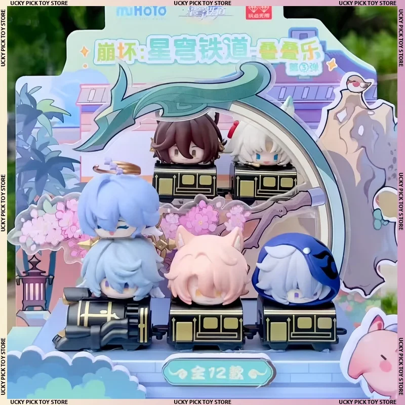 

Mihoyo V3 Official Genuine Honkai Star Rail Stackable Figures Trendy Blind Box Toy Figurine Desktop Decoration Holiday Gift