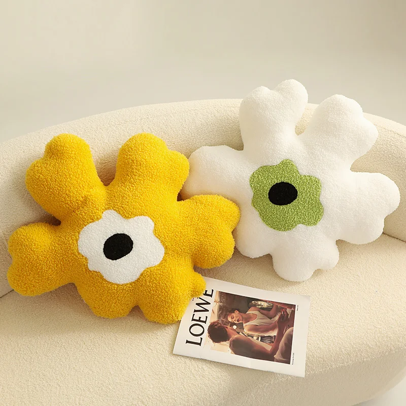 New Strange-shaped Flower Pillow Personality Plush Cushion Bedroom Decorations Birthday Gift Christmas Kid Girlfriend