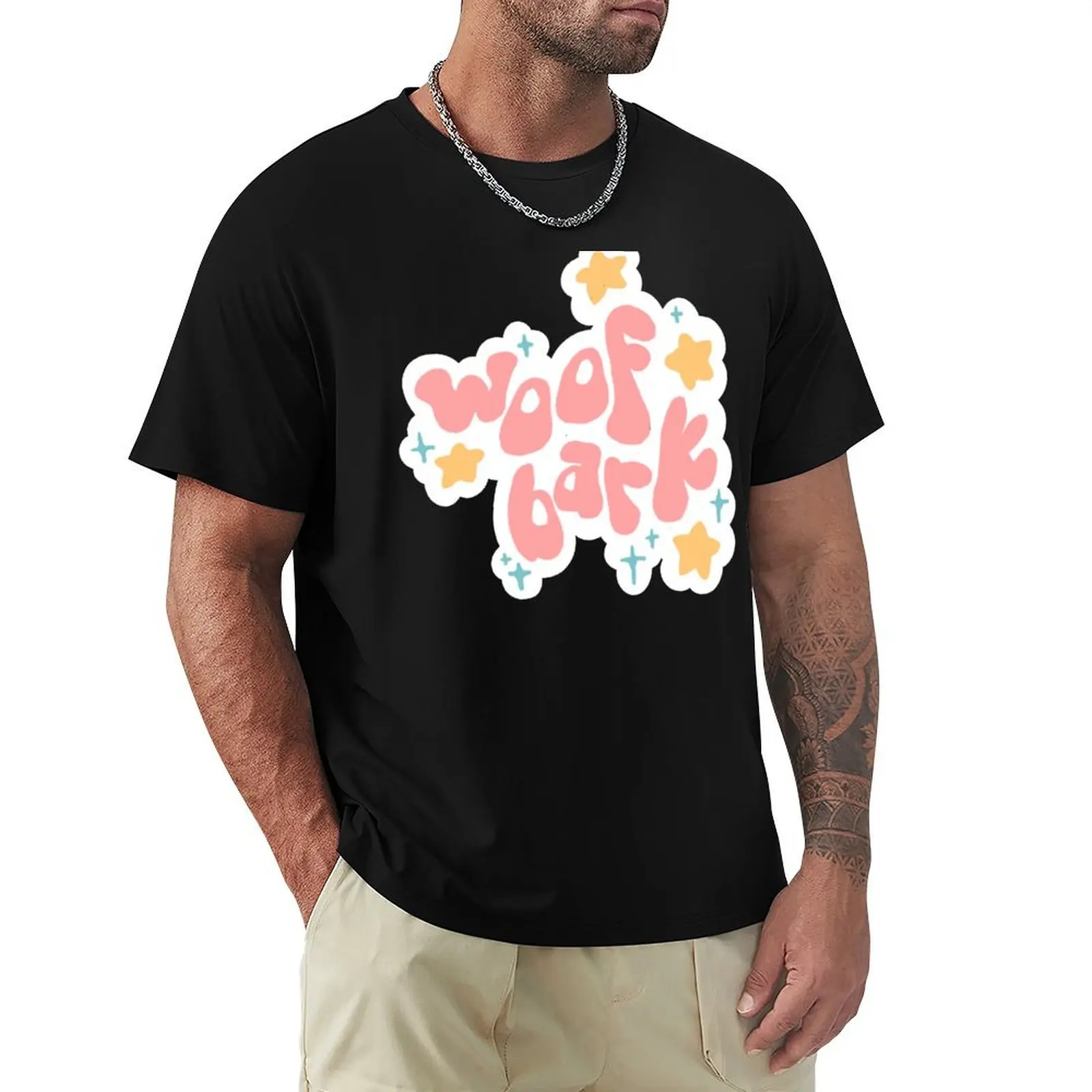 woof bark! T-Shirt Trend Art Print T-Shirt