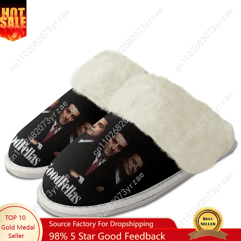 

Goodfellas Plush Edge Warm Shoe Men Women Home Casual Slipper Bedroom Thermal Cotton Personalized Lightweight Customize Slippers