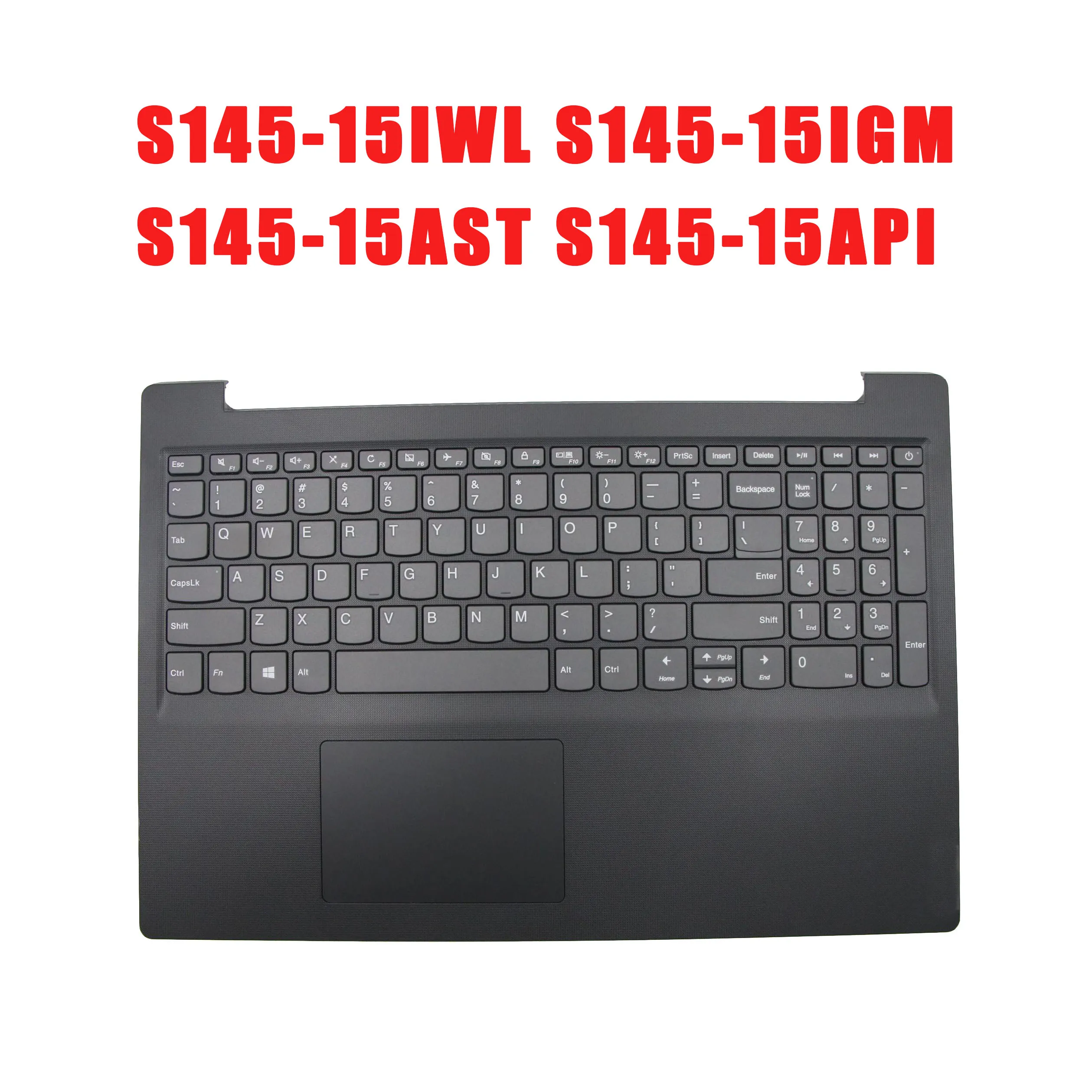 

Подставка для рук и клавиатура для ноутбука Lenovo Ideapad S145-15IWL S145-15IGM S145-15AST S145-15API Английский США 5CB0S16759