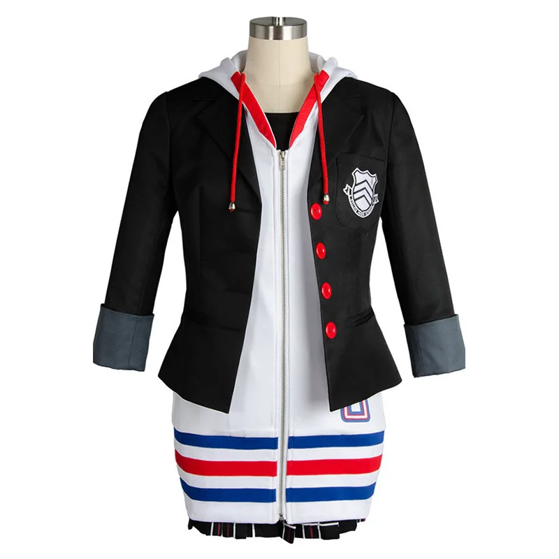 شخصية 5 آن تاكاماكي ماكوتو نيجيما جورو أكيشي رن أاماميا تأثيري حلي زي مدرسي الزي مجموعة كاملة حفلة الهالوين