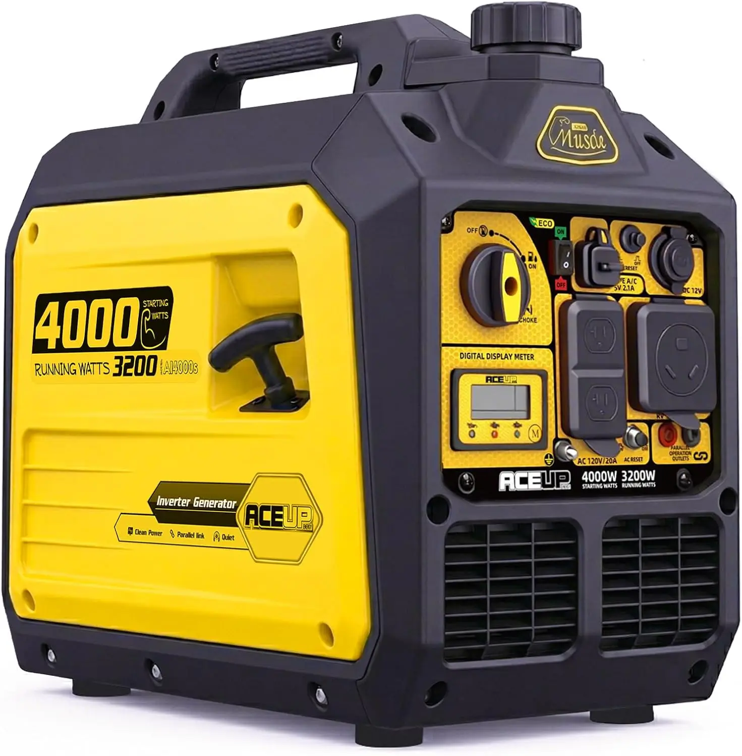 

4000 Watt Inverter Generator Portable 149cc, Gas Powered Generator Quiet for Home, RV-Ready, EPA Compliant