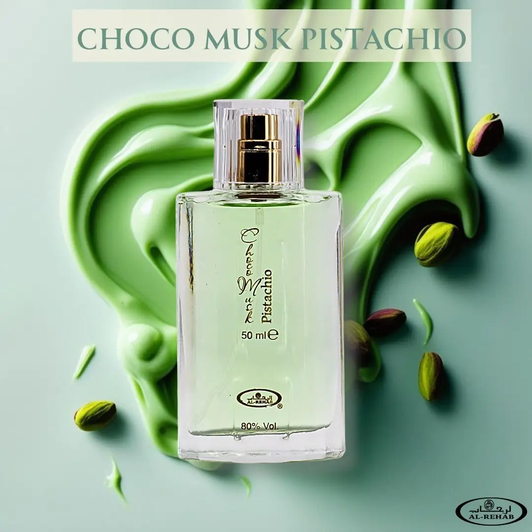 Choco Musk Pistachio Unisex Eau de Parfum 50ml/1.65oz – رائحة جوزي جورماند مع الفستق والشوكولاتة والفانيليا والكريمة الحلوة أ