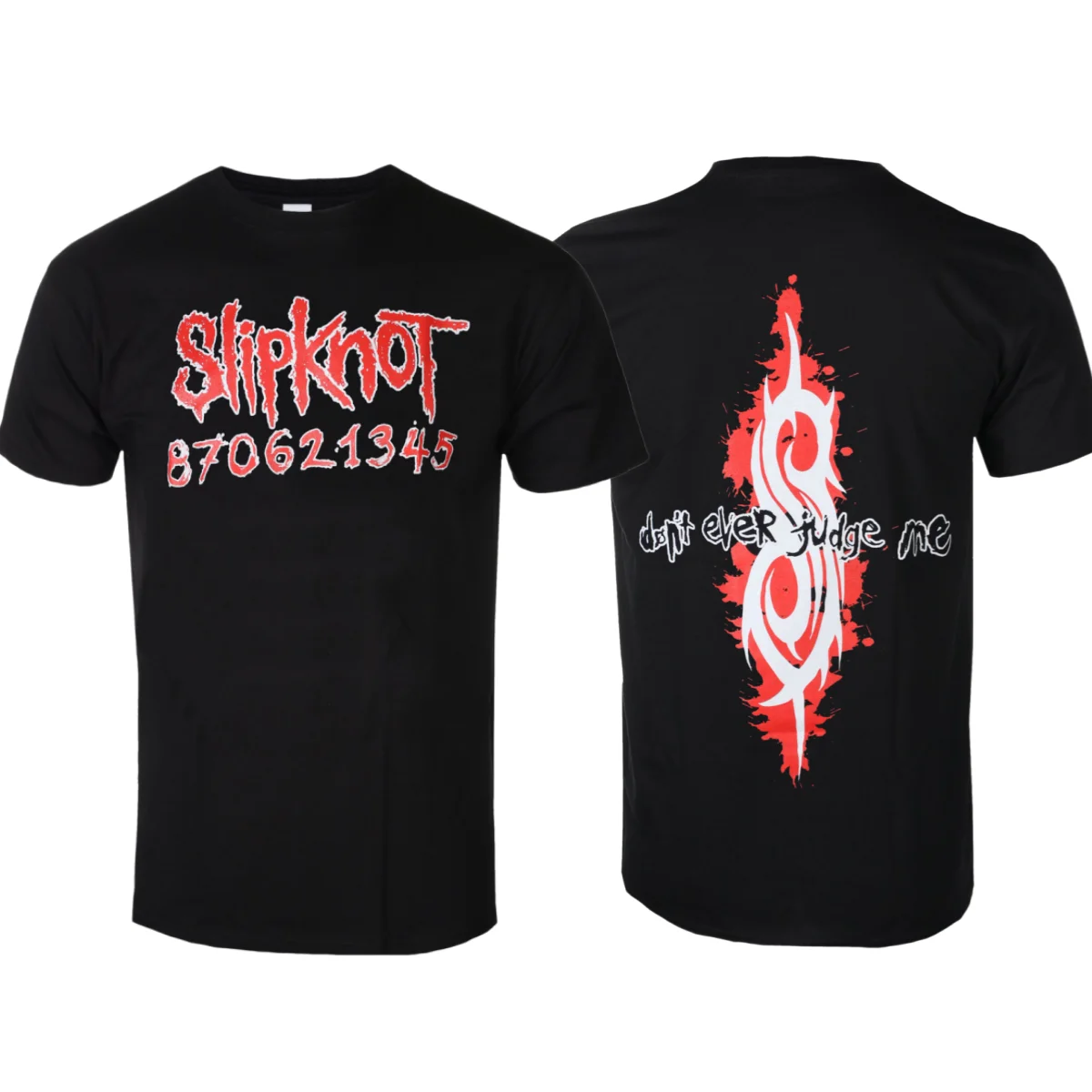 Slipknot - Logo Hi-Build Art Pattern Metal Band T-shirt - Casual Trendy Style Cotton T-shirt Suitable for Both Men and Women