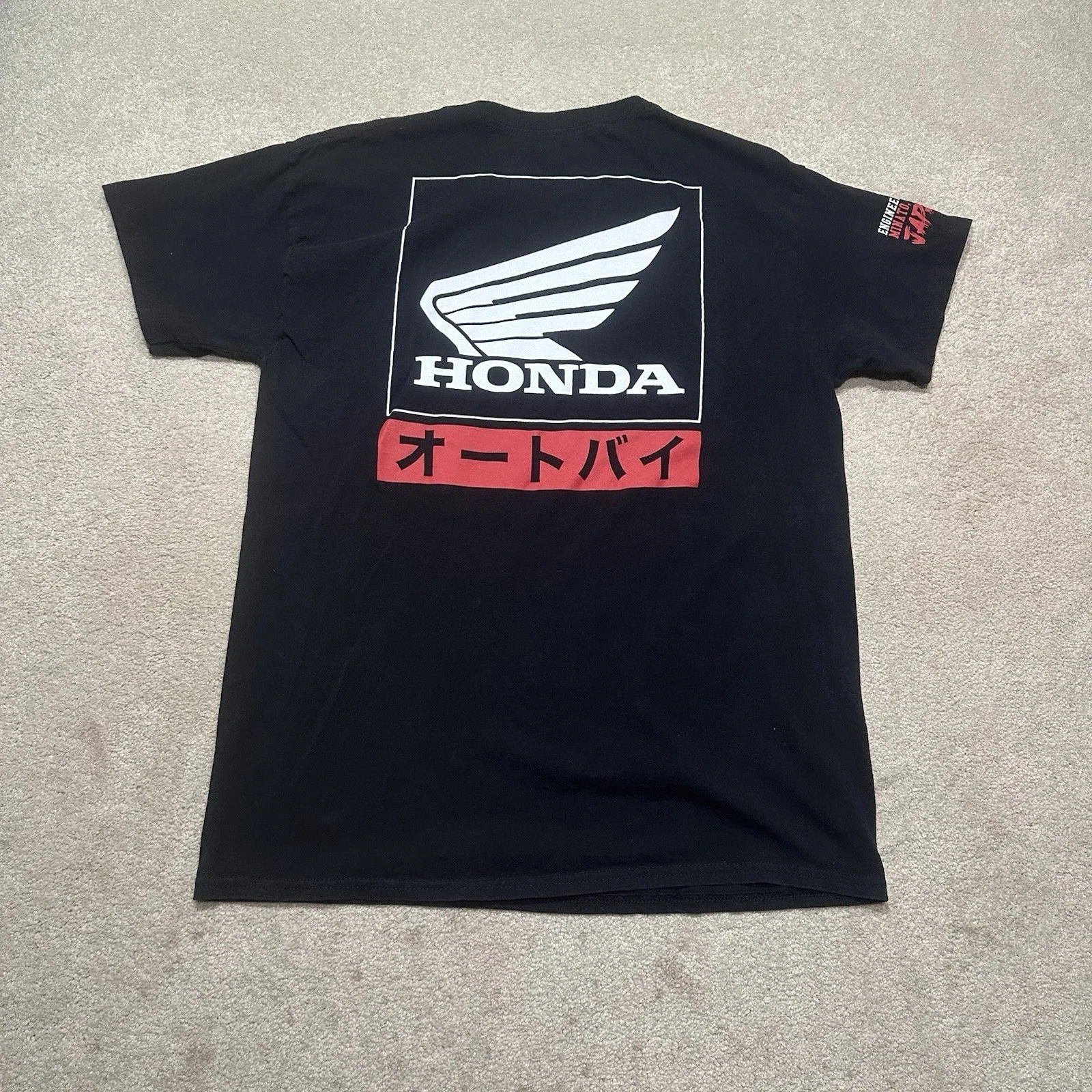 

2026 Honda Racing T-Shirt Men's Large Black Japanese Short Sleeved Quick Drying Sports Shirt Loose And Fashionable T-Shirt Top