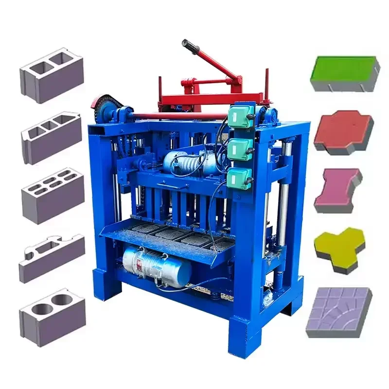 Hot Selling Mobile Block Machine, Concrete Cement Brick Making Machine, Customized Diesel Engine, Hollow Brick Machine