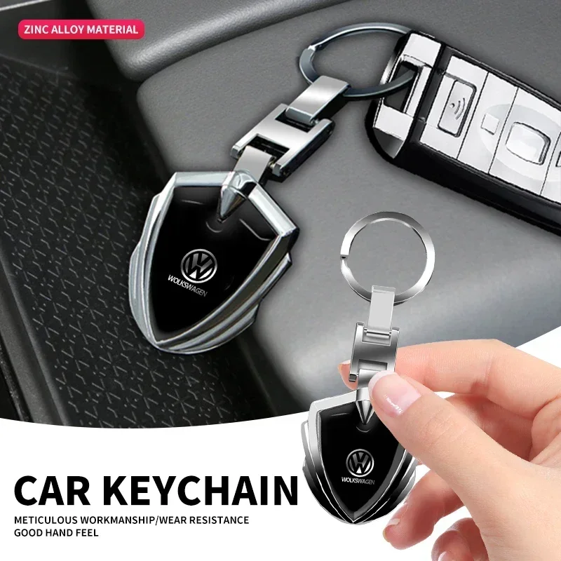 

Car Logo Stying 3D Metal Key Rings Shield Shaped Keychain For Volkswagen Renault MINI Seat Chevrolet Kia Suzuki Audi Mitsubishi