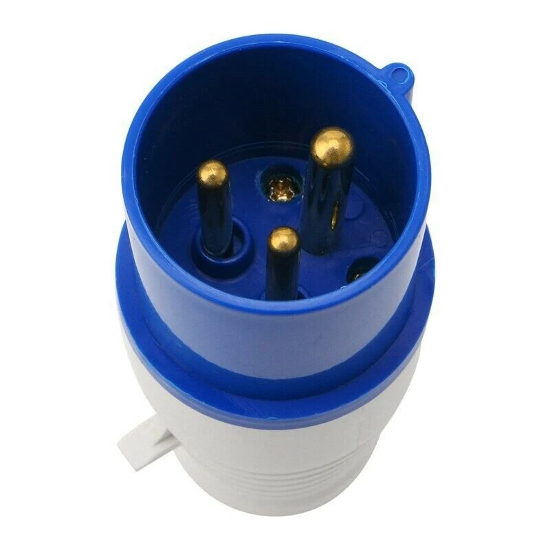 16 Amp 3 Pin Embedded Connection Waterproof Plug Socket