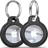 Case for Apple Air tag Holder with Keychain, Hard PC Anti-Drop Airtags Key Chain Hard PC AntiDrop Airtags Key Chain Air tag Case