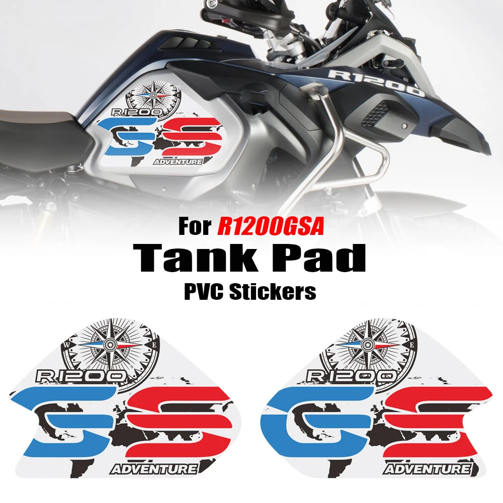 

R 1200 GSA scratch-resistant Decals For BMW R1200GSA Adventure Protector Cases Tank Pad Fairing Fender Protection Stickers