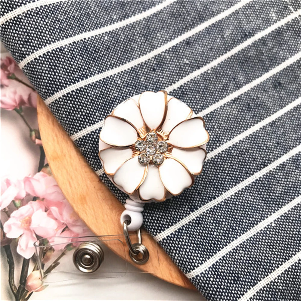 Durable Card Holder Clip ID Card Business Card Name Tag Holder Badge Holder Clip Nurse Doctor ID Badge Holder Name Card Holder