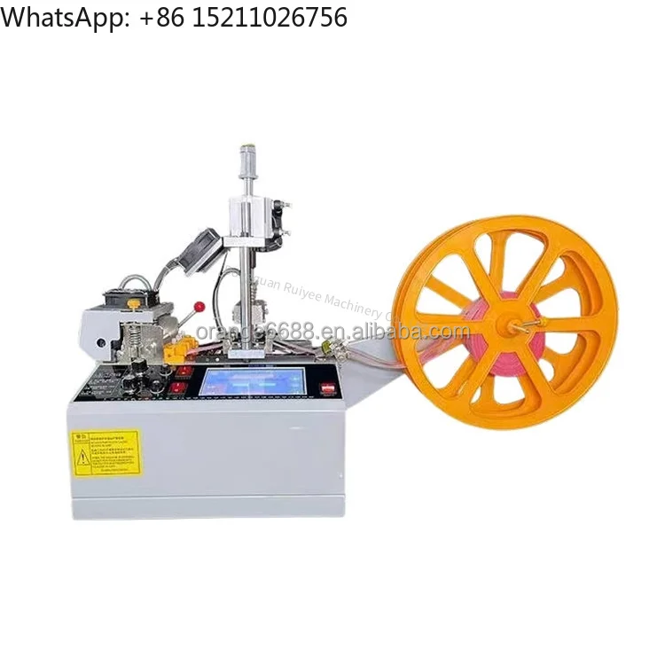 Computer Punching Hot Ribbon Nylon Polyester Webbing Strap Belt Cutting Machine