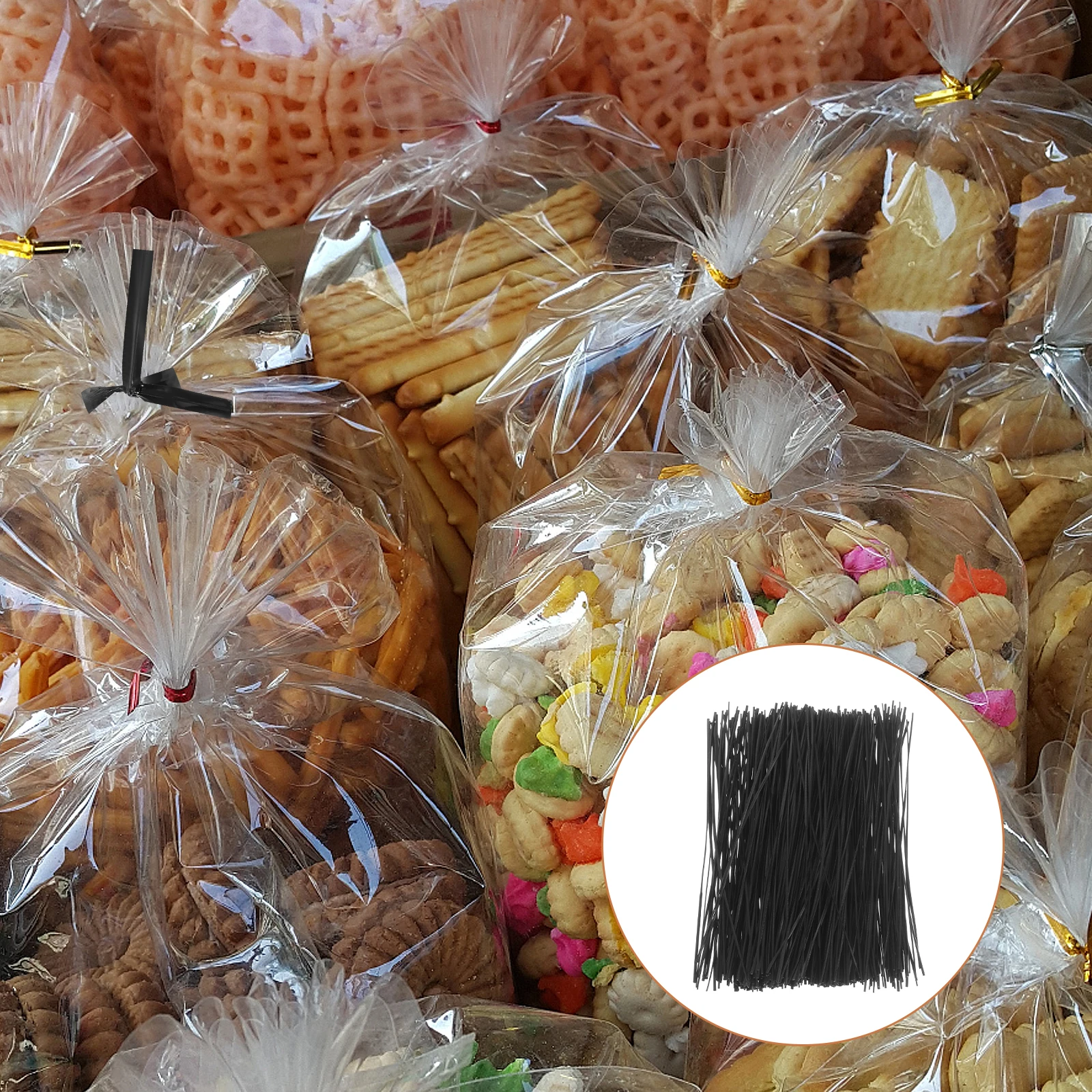 

1000Pcs Ties Durable Heavy Duty Reusable Wire Fixing Straps for Cord Organizer Gardening Plant Fixing