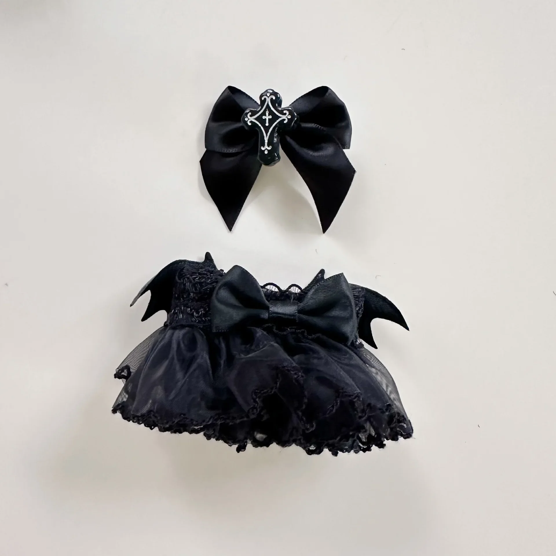 For Labubu Clothes Costume accessories for mini plush dolls for Korean Kpop 15-17cm Labubu idol little devil band skirt gift