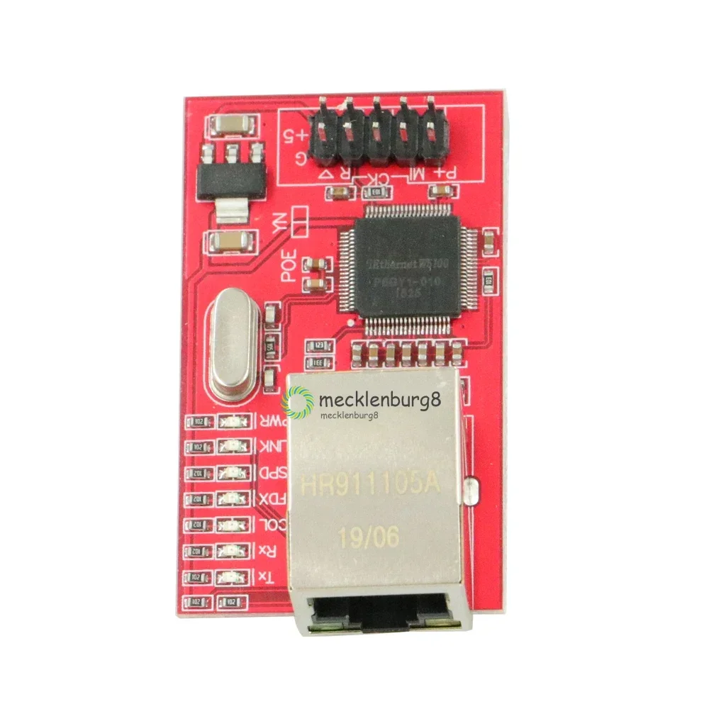 Mini W5100 LAN Ethernet Network Protection Board Module for Arduino R3 W5100 3.3 V Compatible for Arduino Ethernet UNO Mega2560