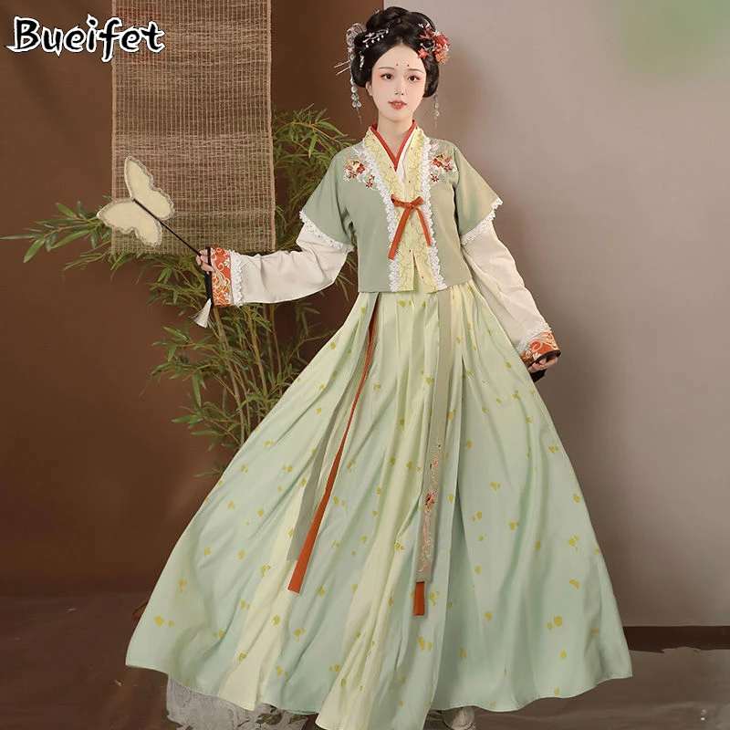 

Women Hanfu Dress Traditional Chinese Ancient Folk Dress Tang Dynasty Princess Costume Oriental Fairy Hanfu Outfit Stage Wear