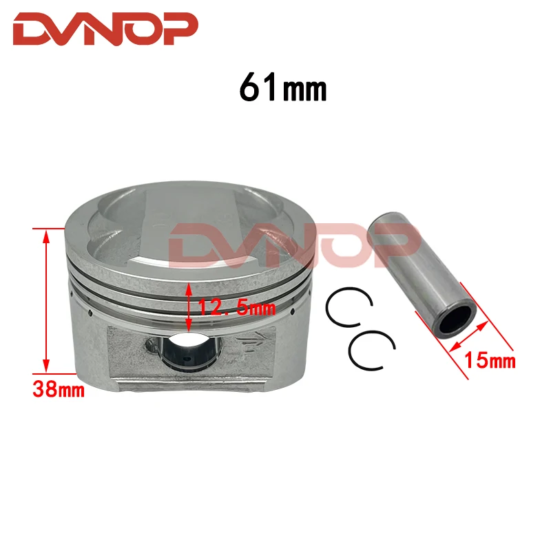 Motorcycle  Piston Ring 61mm for Kymco Bend KCC Lover 4v CK150T G150 Like150 PEOPLE  G5 61mm
