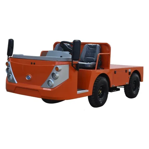Flatbed truck transfer vehicle, four-wheeled electric truck, battery carrier