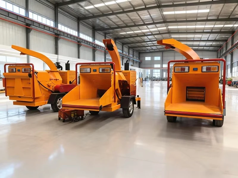 Customize Wood Chipper Small and Big Logs Crusher Grinder  Engine Mobile for Garden Farm Use