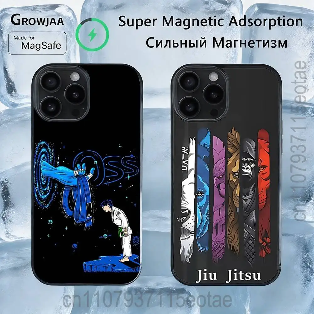 

BJJ Brazilian Jiu Jitsu COOL For IPhone 17,16,15,14,13,12,11,Pro,Max,Plus,Mini,SE4,E Protective Magnetic Case Cover