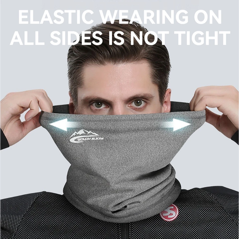 Gtubike masculino feminino esportes de inverno bandana correndo veludo térmico pescoço mais quente esqui caminhadas ciclismo equitação snowboard cachecol