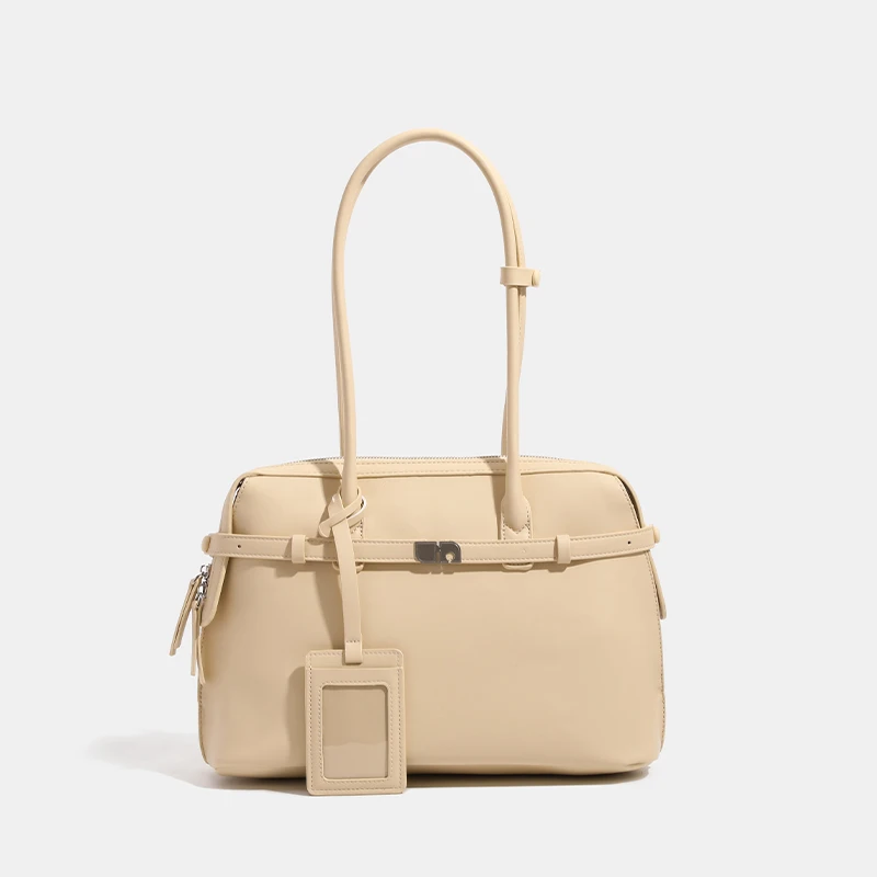 

JIOMAY 2026 New Women's Large Capacity Shoulder Bag Casual Simple Handbag Sport Portable Tote Bag for Daily Use Tote Bag