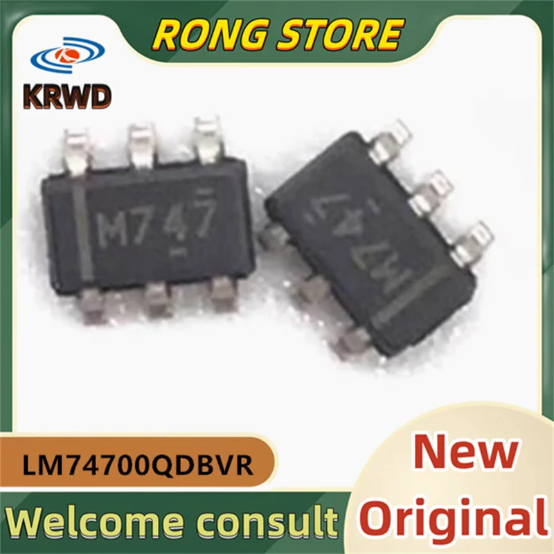 10PCS M747  New Original LM74700QDBVRQ1 LM74700QDBVR SOT23-6