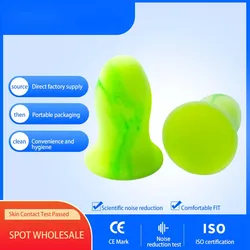 S/M Soundproof Sleeping Ear Plugs Earplugs For Sleeping Special Mute Soft Slow Rebound Student Anti-Noise Protection Earplug