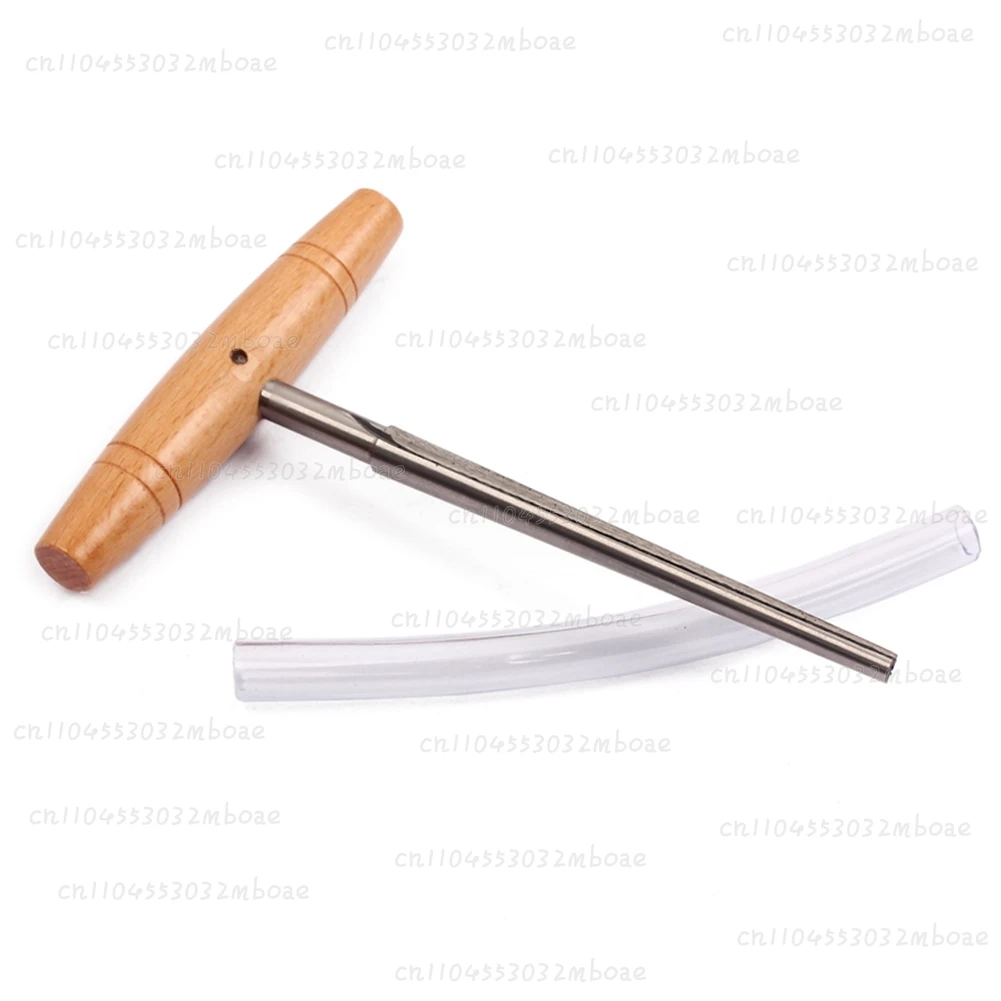 Violin & Viola Peg Hole Reamer – 1:30 Taper, Steel, Wood Handle – Luthier Tool for String Instrument Repair & Making