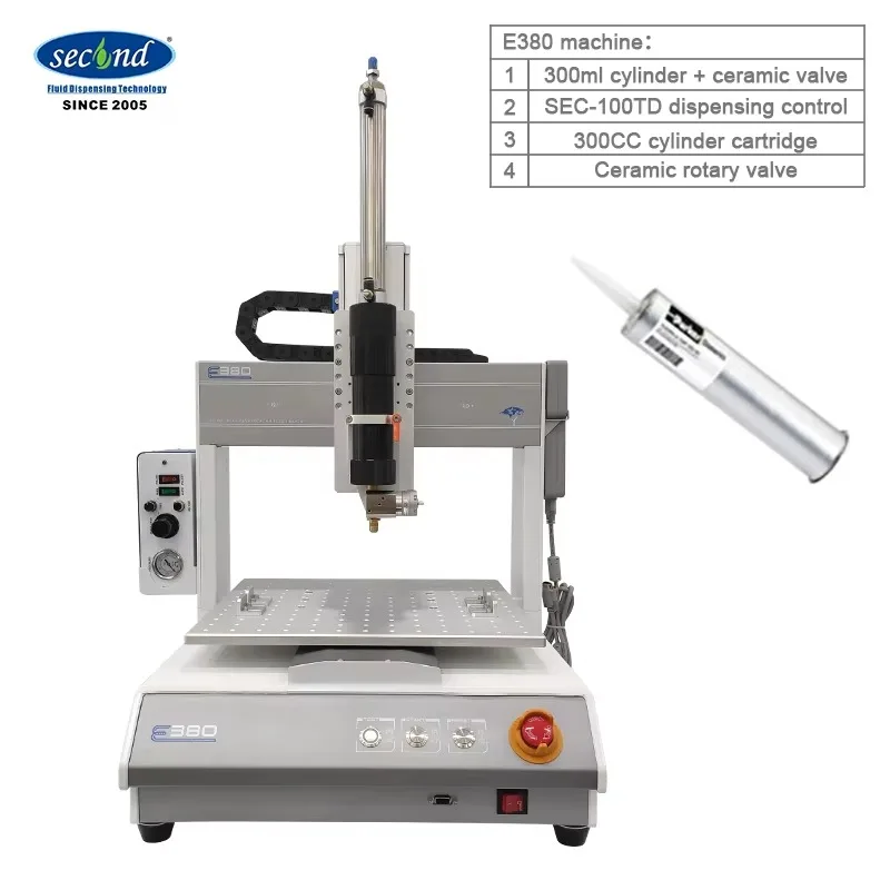 300 مللي FIP RTV TIM Smt التلقائي سطح المكتب موزع الغراء سيليكون تسرب الغراء آلة توزيع روبوت