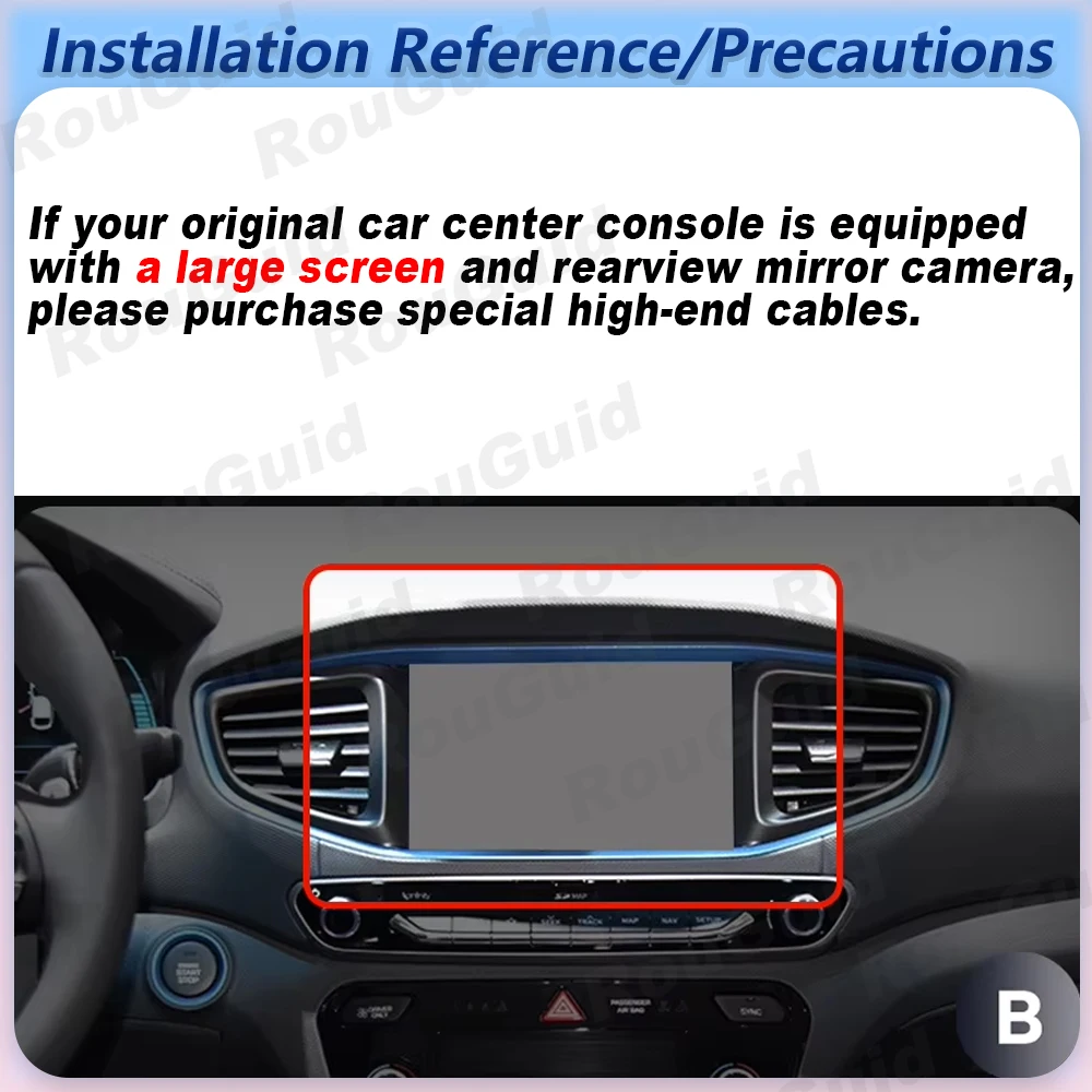 Car Radio Autoradio Carplay Android For Hyundai Ioniq AE 2016 - 2023 GPS Navigation Video Multimedia Player Touch Screen 5G Wifi