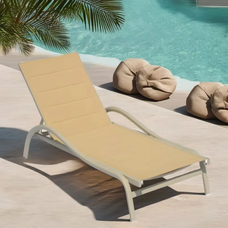 كرسي الشاطئ المقاوم للماء كرسي قابل للتعديل كرسي الشاطئ كرسي متين عالي الجودة للاستخدام الخارجي