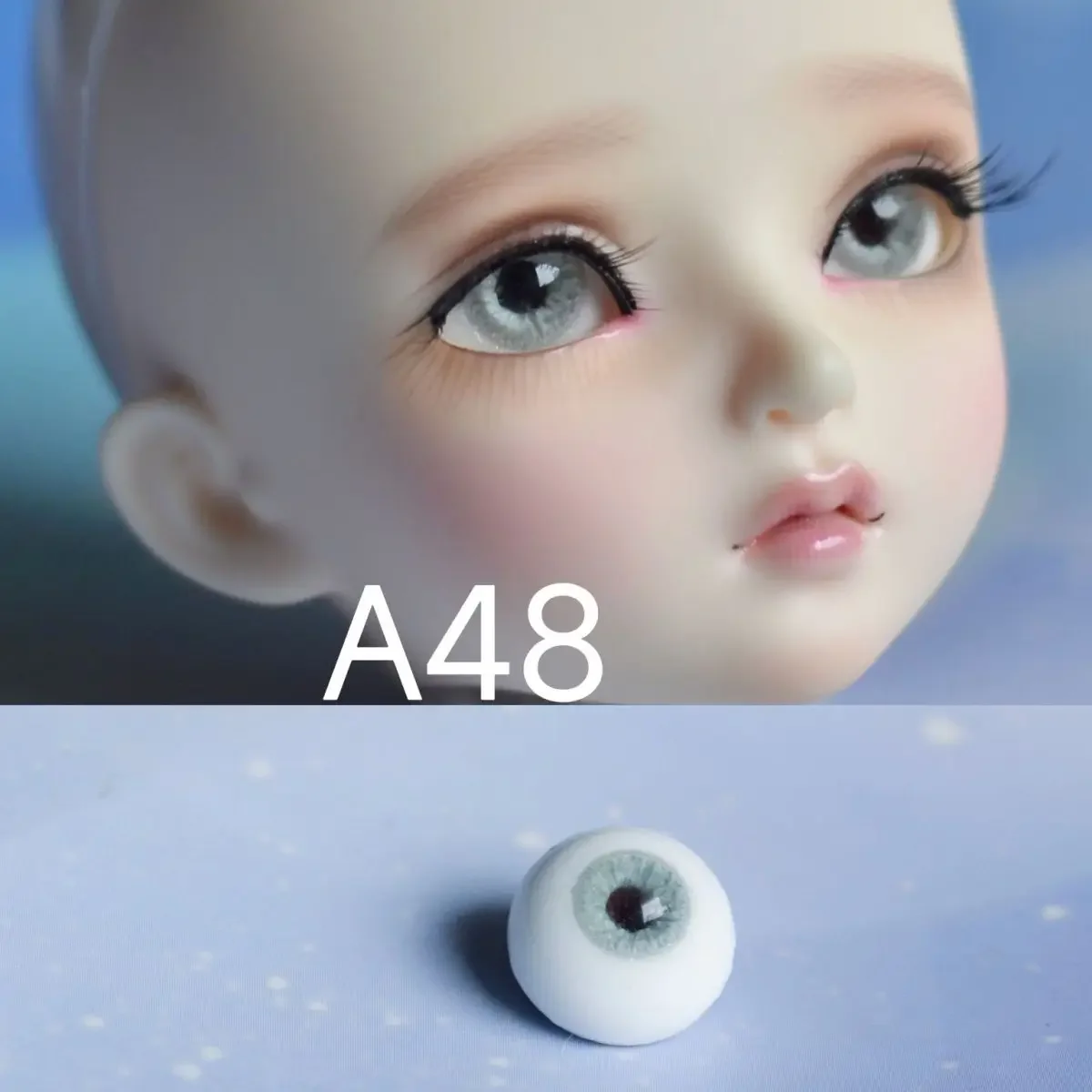 8/10/12/14/16/18/20/22mm Doll's Eyes for 1/3 1/4 1/6 1/8 Ob11 Bjd Doll Plaster Eyeball Toys Dress Up Doll Accessories,no Doll